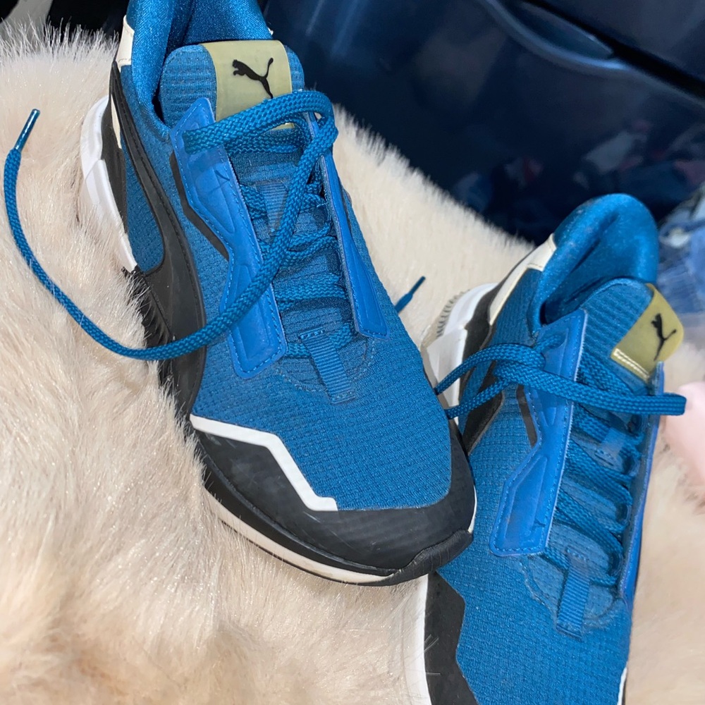 Puma Blue and Black Sneakers